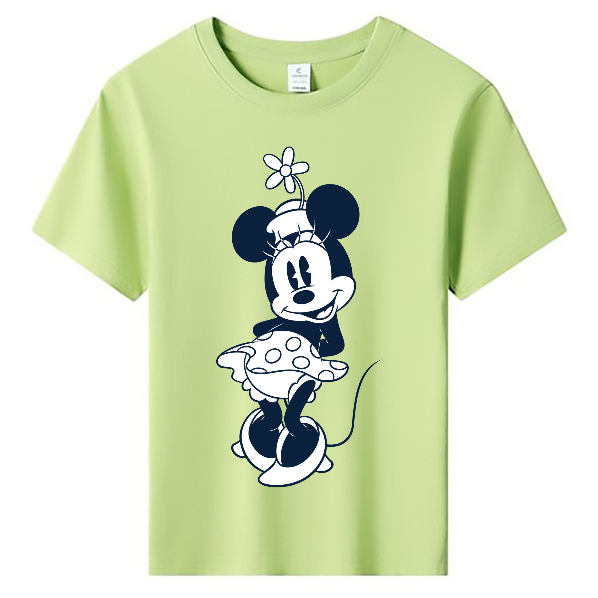 ミッキーマウス Mickey Mouse 綿100％キッズTシャツ（フロントプリント）